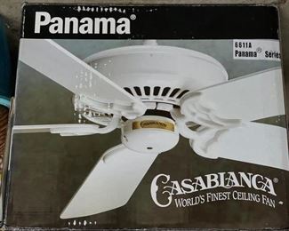 Casablanca Panama ceiling fan. New in box! Photo 1 of 3.
