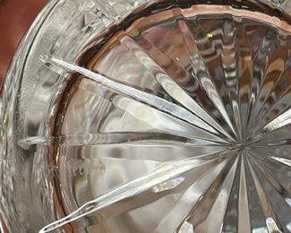 Waterford Crystal biscuit jar with silver top. Photo 3 of 3.