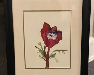 Modern watercolor botanicals. Each measures 19" x 23". Photo 3 of 3.