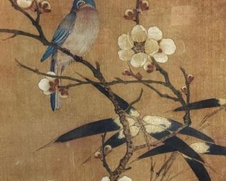 Bird artwork. Measures 24" x 25". Photo 2 of 2.