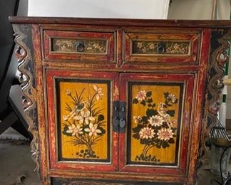 Mig & Tig Asian reproduction chest. Measures 39" W x 18" D x 37" H. Photo 1 of 4.