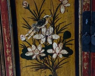 Mig & Tig Asian reproduction chest. Measures 39" W x 18" D x 37" H. Photo 4 of 4.