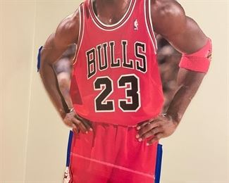 6' Tall Cutout of Michael Jordan.