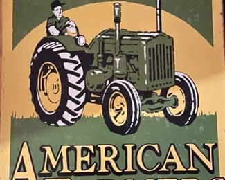 Vintage Hats off to American Farmers Tin.