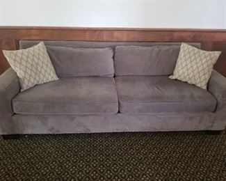 Comfortable gray sofa