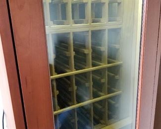The real deal wine cooler. Originally retails for 3k plus. It does need a service call for coolant. A steal of a find!!