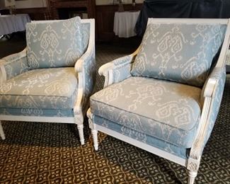 Handsome pair of french styld chairs