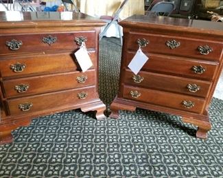 Pair of end tables, den, bedroom, you decide.