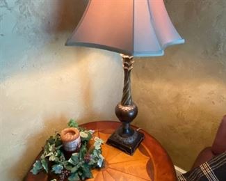 Pair of Bronze Table Lamps