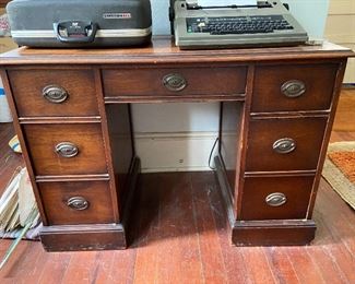 Vintage Keyhole desk