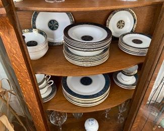 Royal Doulton “Carlyle” pattern….   Eight 5piece place settings (47 pieces) 