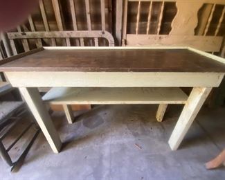 Heavy and sturdy vintage table