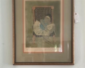 Graciela Rodo Boulanger “Entracte” hand signed and numbered lithograph