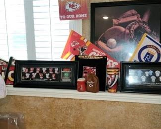 Chiefs and Royals decor