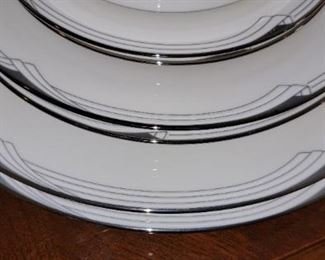 Close-up of Noritake china (Sterling Cove)