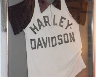 1950’s Harley Davidson Racing Jersey, worn by our client who raced extensively. 