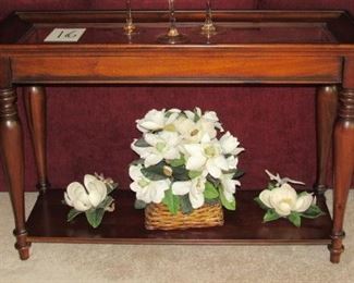 Glass Top Sofa Table