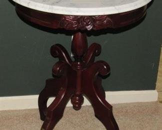 Marble Top Lamp Table