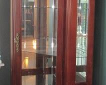 Lighted Corner Cabinet