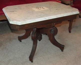 Victorian Marble Top Table