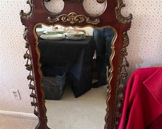 Great carved wood mirror