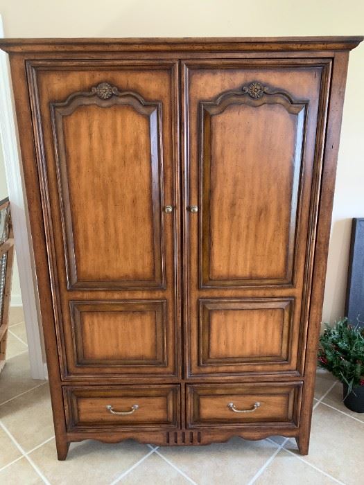 #2	Wood entertainment center 2 drawer, 2 door 49x24x74	 $100.00 
