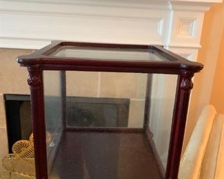 #38	Wood and glass display box 12x12x12	 $75.00 
