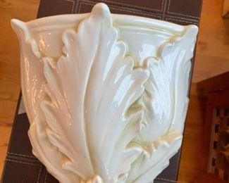 #41	Porcelain wall hanging vase made in Italy 12x4x12	 $75.00 
