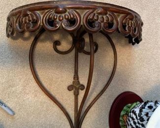 #53	Metal wall hanging shelf 18x8x17	 $65.00 
