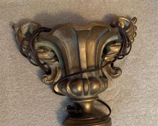 #56	Bombay gold rosin up shining wall lamp 13"	 $75.00 
