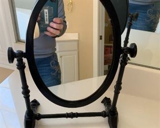 #71	Metal swivel shaving mirror 10x13	 $40.00 
