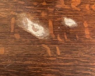 #102	Radio Table (as is finish)  22sq x 28	 $60.00 
