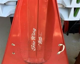 #132	Snow-Wing by Blazon - Metal Vintage Snow Sled	 $20.00 
