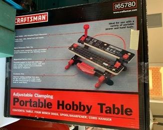 #135	Portable Craftsman Hobby Table - Almost New	 $30.00 
