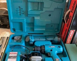 #136	Mikata Drill & Light - 12V Cordless w/battery & Case	 $30.00 
