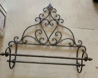 #156	Cast Iron Towel Rack - 24Wx24H	 $20.00 
