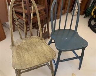 #162	Pickled Green Odd Dining Chair	 $20.00 
#163	Blue Painted Wood Chair	 $20.00 
