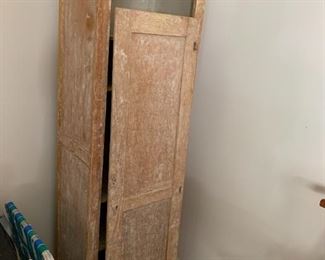#172	Wood Free-Standing Cabinet w/5 Wood Shelves (as is condition) - 19x14x68	 $40.00 
