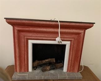 #173	 Miniature (lights up) Fireplace - 20x5x14	 $20.00 
