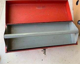 #190	Kennedy Red Tool Box w/tray	 $30.00 
