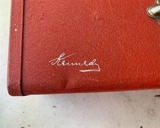 #190	Kennedy Red Tool Box sw/tray	 $30.00 
