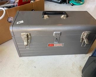 #191	Craftsman Metal Toolbox  w/tray	 $30.00 
