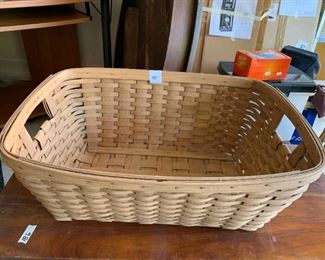 #195	Longaberger Laundry Basket  w/o Liner	 $50.00 

