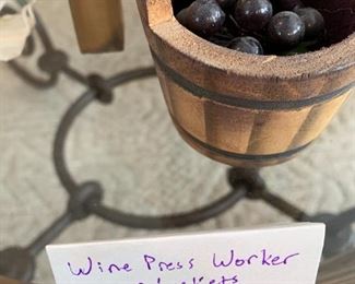#207	Wine Press Worker w/2 Buckets	 $45.00 
