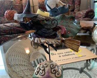 #213	Jim Shore Witch 	 $50.00 
