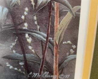 #214	Yellow Hammer Bird Signed & Numbered C. McClung 77/450	 $75.00 
