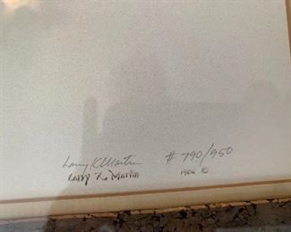 #216	(2) Prints of Ducks by Larry Martin 790/950 - sold as a pair	 $100.00 
