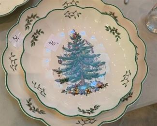 #226	Spode 2 Lg/Ex Lg Serving Bowls - sold as a set - 12" & 10"	 $45.00 
