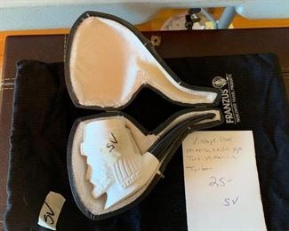 #253	Vtg. Used Meerschau Pipe Turkish Man in turban	 $25.00 
