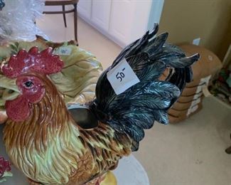 #267	Rooster Fitz & Floyd Pitcher	 $50.00 

